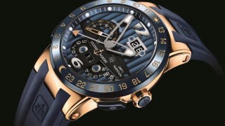 Watch blue strap gold case 2 - a watch free wallpaper