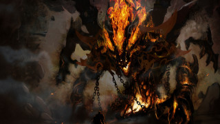 Fire demon chains battle legendary - chain free wallpaper