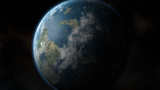 Earth space aurora moon stars - a view of the earth free wallpaper