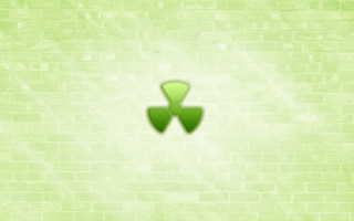 Green wall radioactive sign cedric - a green sign free wallpaper