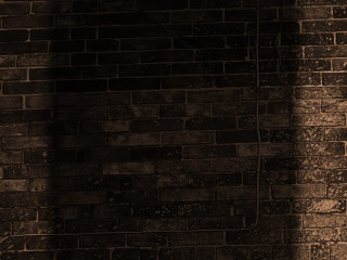 Clock brick wall shadow person - free textures wallpaper for desktop