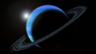 Blue planet ring bright light 2 - a blue planet free wallpaper for desktop