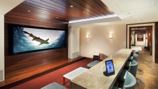 Large screen room chairs table - a television free wallpaper