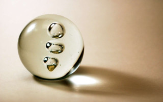White object three holes table - ray free wallpaper