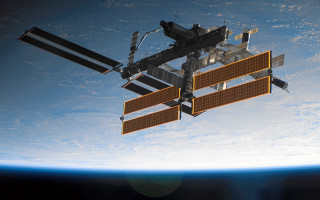 Satellite earth night sky spacecraft - free airplane wallpaper