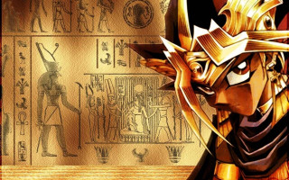 Egyptian god golden crown background - a golden background free wallpaper