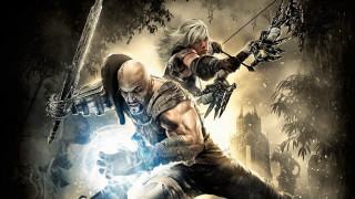 Man sword demon forest skull - orb free wallpaper for desktop