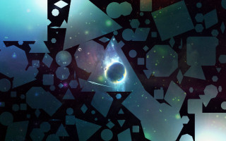 Space blackhole bluehole abstract geometric - geometric shape free wallpaper for desktop