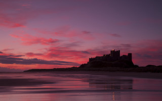 Castle hill sunset water matte - dave allsop free wallpaper