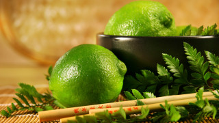Bowl limes chopsticks bamboo mat 3 - a bamboo mat free wallpaper