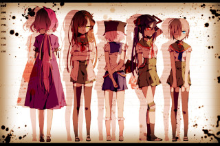 Anime girls grungy background wall - a grungy background free wallpaper