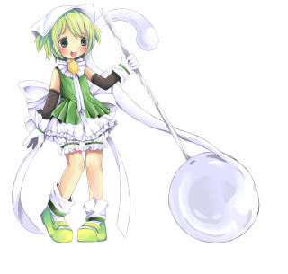 Cartoon character wand liquid ball - a cartoon character holding free wallpaper for tablet