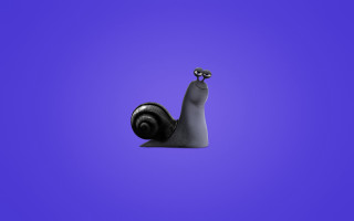 Snail black shell purple shadow - a snail free wallpaper