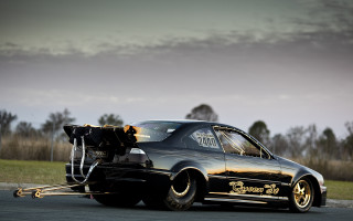 Flat tire car cow sparks - a track free wallpaper