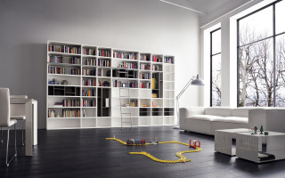 Living room shelf couch yellow - david chipperfield free wallpaper