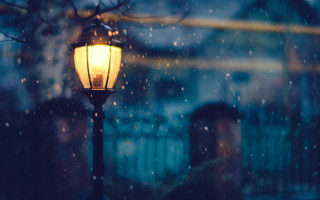 Streetlamp rainy night house evgeny - the rain free wallpaper for desktop