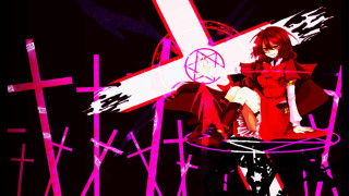 Woman chair cross pentagram background - a chair free wallpaper