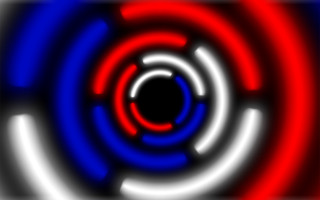 Red white blue spiral black - c4d free wallpaper