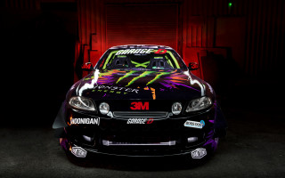 Neon car garage red light - free cars wallpaper