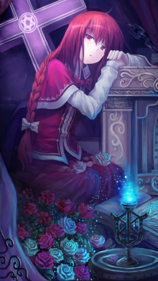 Girl bench cross candle room - a bench next free wallpaper for mobile