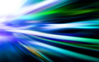 Colorful abstract hologram ocean rainbow - green center free wallpaper