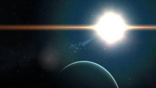 Space sun distant object astronaut - a distant object in the distance free wallpaper