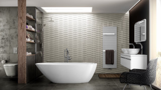 Bathroom white tub toilet sink 2 - kinetic pointillism free wallpaper for desktop