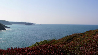 Lake hill boat sunset mountain - a view of a body free wallpaper