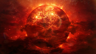 Sun stars dust space aurora - anato finnstark free wallpaper