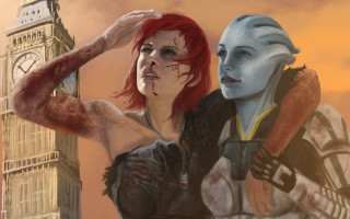 Eve ryder red hair blood - bloody free wallpaper