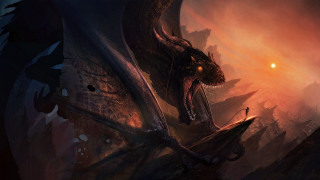 Dragon sword dark forest night - a dark forest free wallpaper