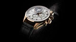 Watch white dial black strap - baroque free wallpaper for desktop