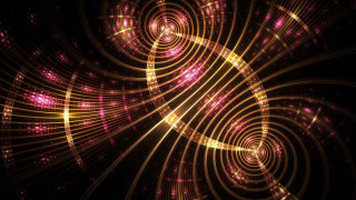 Spiral hologram cityscape starry night - image of a spiral design free wallpaper