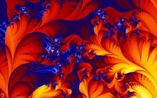 Fractal bergen automaton fiery puzzle - fractal free wallpaper