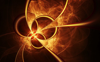 Spiral orange yellow black background - image of a spiral design free wallpaper