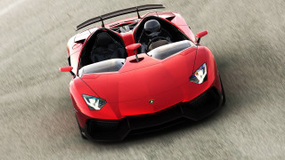 Red sports car open doors 14 - its door free wallpaper