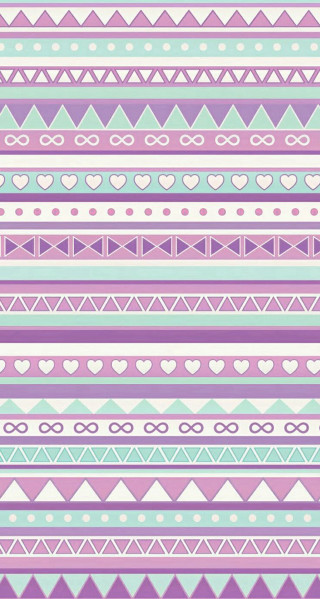 Hearts lines pattern purple background 2 - heart free wallpaper for mobile