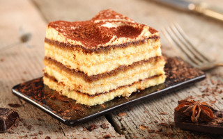 Cake plate fork chocolates autumn - a piece of cake free wallpaper