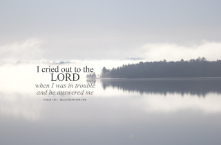 Lake foggy sky quote lord - the lord free wallpaper