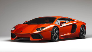 Orange sports car digital rendering - nice free wallpaper