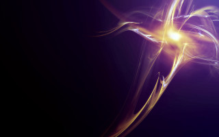 Purple yellow swirls holograph raytrace - volumetric free wallpaper