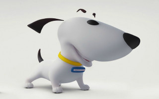 Cartoon dog collar tag furry - character free wallpaper