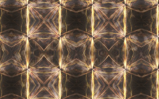 Abstract brown yellow black hologram - caustic free wallpaper for desktop