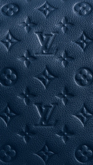 Blue leather surface small letters - blueprint free wallpaper