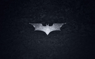 Batman logo dark night white - a batman logo free wallpaper