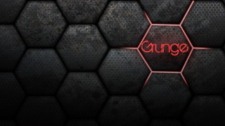 Red neon orange honeycomb grunge - a red neon sign free wallpaper