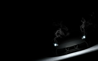 Car smoke headlights photorealism unreal - headlight free wallpaper
