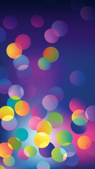 Colorful background circles different colors - circle free wallpaper for mobile