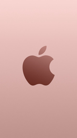 Pink apple logo black precisionism - dahlov ipcar free wallpaper for mobile