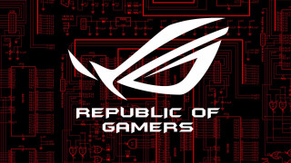 Republic of gamer computer logo - free cyberpunk wallpaper